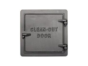 US Stove Company COD8 Natural Organic Chime Clean Out Door, 8"