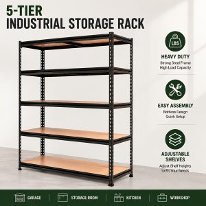 Rack industrial ancho para herramientas
