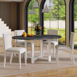 Comedor extensible estilo granja de cinco piezas