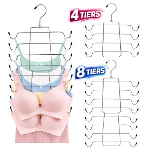Perchero metálico multinivel para ropa